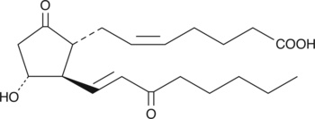 15-keto Prostaglandin E2 Chemical Structure