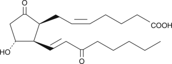 8-iso-15-keto Prostaglandin E2 Chemical Structure