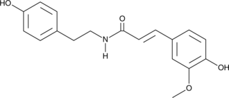 N-trans-Feruloyltyramine Chemical Structure