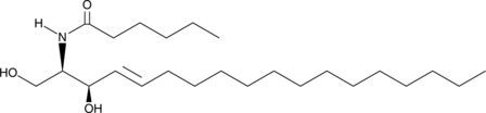 C6 D-threo Ceramide (d18:1/6:0) Chemical Structure