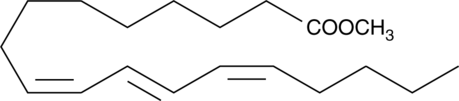 9(Z),11(E),13(Z)-Octadecatrienoic Acid methyl ester Chemical Structure