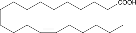 14(Z)-Eicosenoic Acid Chemical Structure