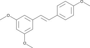 trans-trismethoxy Resveratrol Chemical Structure