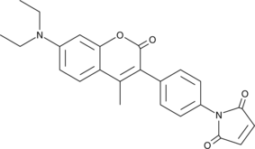 7-Diethylamino-3-(4-maleimidophenyl)-4-methylcoumarin Chemical Structure