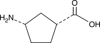 (1R,3S)-3-Aminocyclopentane carboxylic acid Chemical Structure