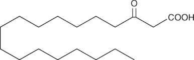 3-oxo Stearic Acid Chemical Structure
