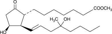 11β-Misoprostol Chemical Structure
