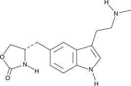 N-desmethyl Zolmitriptan Chemical Structure