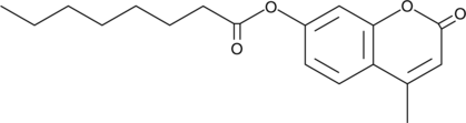 4-Methylumbelliferyl Caprylate Chemical Structure