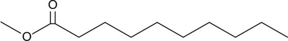 Decanoic Acid methyl ester Chemical Structure