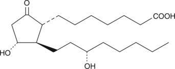 13,14-dihydro Prostaglandin E1 Chemical Structure