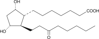 13,14-dihydro-15-keto Prostaglandin F1α Chemical Structure