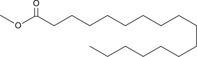 Heptadecanoic Acid methyl ester Chemical Structure