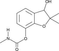3-hydroxy Carbofuran Chemical Structure