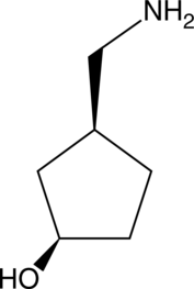 (1R,3S)-3-Aminomethyl-cyclopentanol Chemical Structure