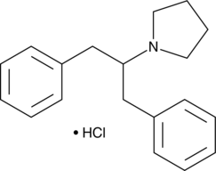 1-(1,3-Diphenylpropan-2-yl)pyrrolidine (hydrochloride) Chemical Structure