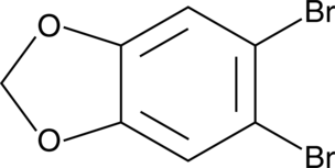 1,2-Dibromo-4,5-methylenedioxybenzene Chemical Structure