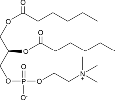 1,2-Dihexanoyl-sn-glycero-3-PC Chemical Structure