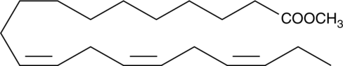 11(Z),14(Z),17(Z)-Eicosatrienoic Acid methyl ester Chemical Structure