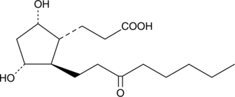 13,14-dihydro-15-keto-tetranor Prostaglandin F1α Chemical Structure