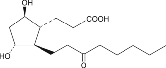 13,14-dihydro-15-keto-tetranor Prostaglandin F1β Chemical Structure