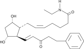 15-keto-17-phenyl trinor Prostaglandin F2α ethyl amide Chemical Structure