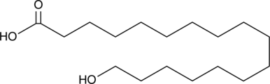 17-hydroxy Heptadecanoic Acid Chemical Structure