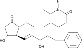 17-phenyl trinor Prostaglandin E2 ethyl amide Chemical Structure