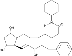 17-phenyl trinor Prostaglandin F2α cyclohexyl amide Chemical Structure