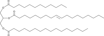 1-Lauroyl-2-Elaidoyl-3-Palmitoyl-rac-glycerol Chemical Structure