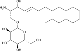 1-β-D-Glucosylsphingosine (d18:1) Chemical Structure