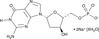 2'-Deoxyguanosine 5'-monophosphate (sodium salt hydrate) Chemical Structure