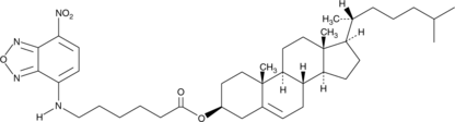 3-hexanoyl-NBD Cholesterol Chemical Structure