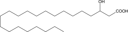 3-hydroxy Docosanoic Acid Chemical Structure