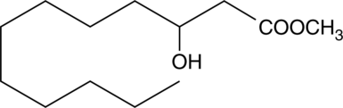 3-hydroxy Lauric Acid methyl ester Chemical Structure