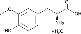 3-O-methyl-L-DOPA (hydrate) Chemical Structure