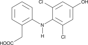 4-hydroxy Diclofenac Chemical Structure