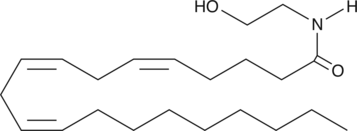5(Z),8(Z),11(Z)-Eicosatrienoic Acid Ethanolamide Chemical Structure