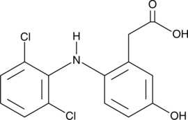 5-hydroxy Diclofenac Chemical Structure