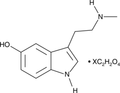 5-hydroxy-Nω-methyl Tryptamine (oxalate) Chemical Structure