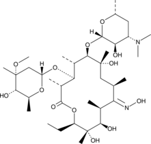 9(E)-Erythromycin A oxime Chemical Structure