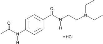 Acecainide (hydrochloride) Chemical Structure