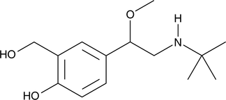 Albuterol methyl ether Chemical Structure
