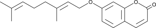 Auraptene Chemical Structure