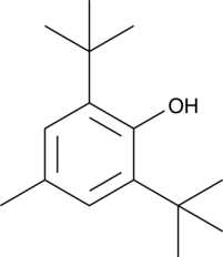 BHT Chemical Structure