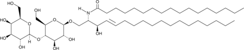 C17 Lactosylceramide (d18:1/17:0) Chemical Structure