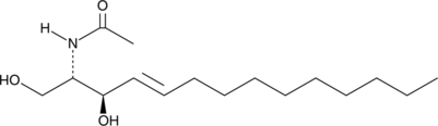 C2 Ceramide (d14:1/2:0) Chemical Structure