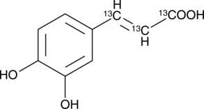 Caffeic Acid-13C3 Chemical Structure