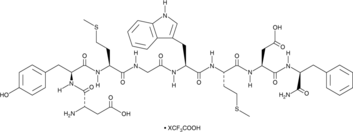 CCK Octapeptide (non-sulfated), (trifluoroacetate salt) Chemical Structure
