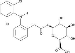 Diclofenac Acyl-β-D-Glucuronide Chemical Structure